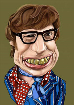 Groovy Baby...Get Austin Powers Man of Mystery to create a Shagadelic scene at your party...Yeah Baby!
